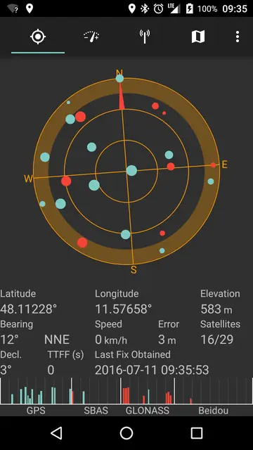 Screenshot 1 of SatStat
