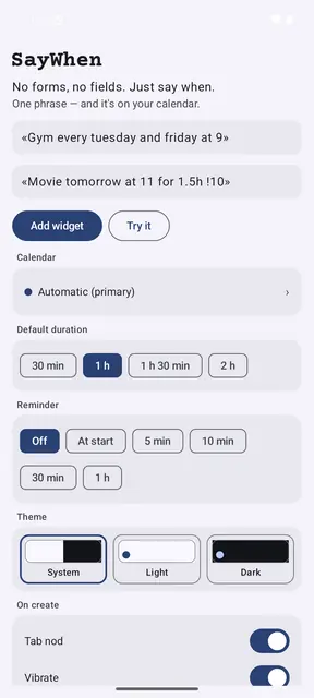 Screenshot 2 of SayWhen