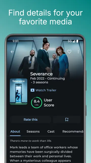 Screenshot 4 of ScenePeek - TMDB & Seerr