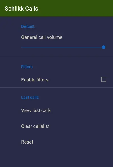 Screenshot 1 von Schlikk Calls