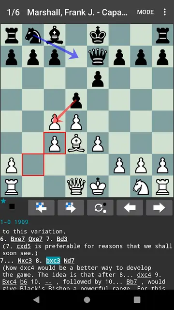 Screenshot 1 of Scid on the go