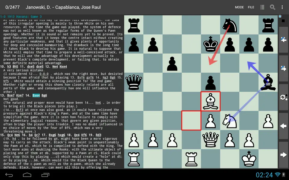 Screenshot 4 of Scid on the go