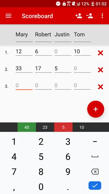 Screenshot 1 of Scoreboard
