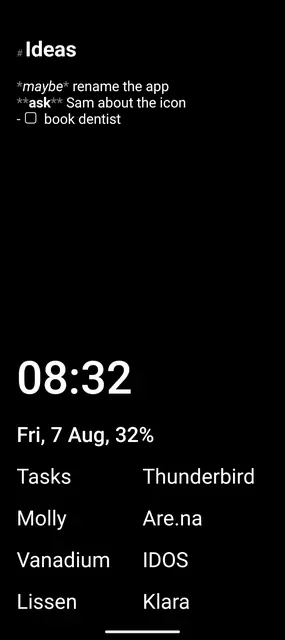 Screenshot 1 of Scratchpad Launcher