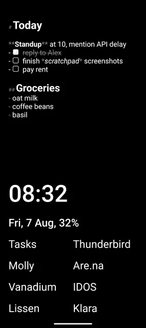 Screenshot 2 of Scratchpad Launcher