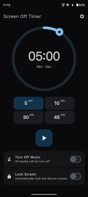 Screenshot 1 of Screen Off Timer