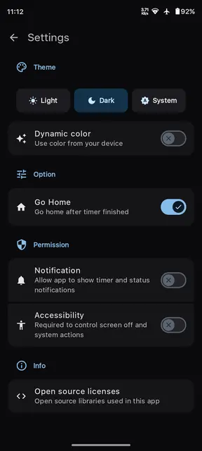 Screenshot 2 of Screen Off Timer