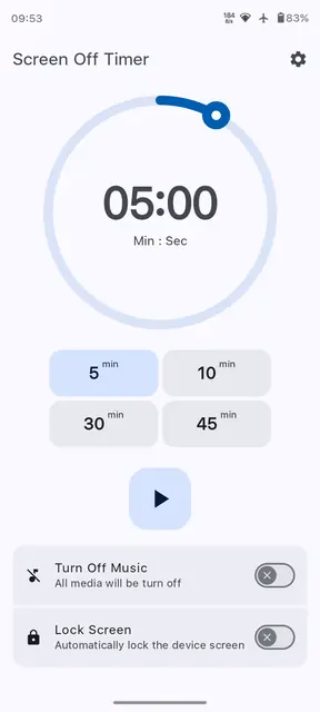 Screenshot 3 of Screen Off Timer