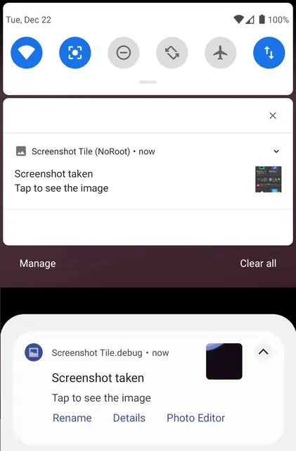 Screenshot 3 of Screenshot Tile (NoRoot)