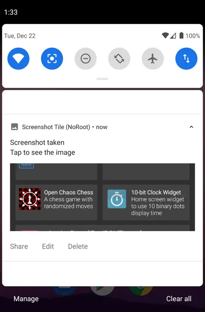 Screenshot 4 of Screenshot Tile (NoRoot)