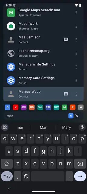 Screenshot 2 of SearchLauncher
