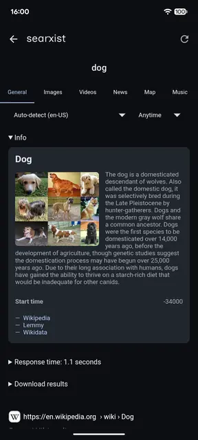 Screenshot 4 of searxist