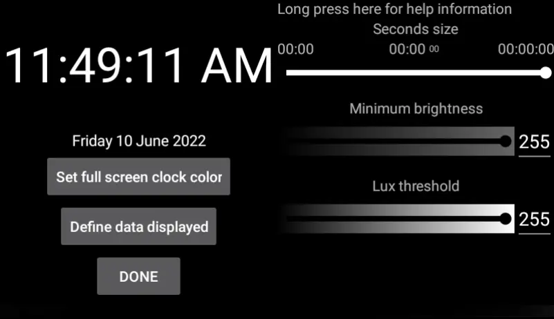 Screenshot 1 of SecondsClock