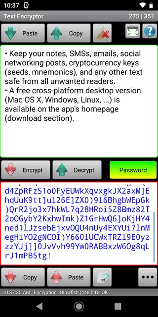 Screenshot 3 of Secret Space Encryptor (SSE)