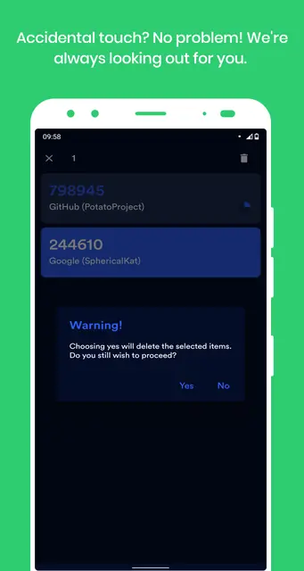 Screenshot 2 of Secur: Cross-platform 2FA client