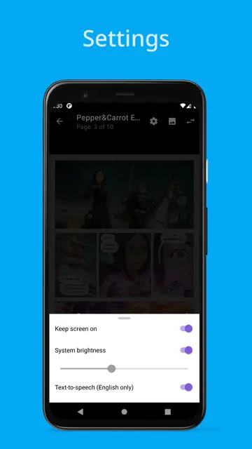 Screenshot 4 of Seeneva: smart comic reader