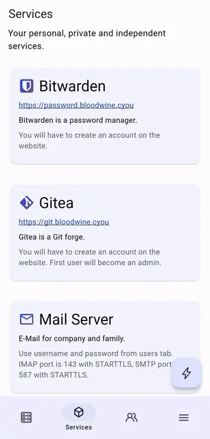 Screenshot 3 von SelfPrivacy