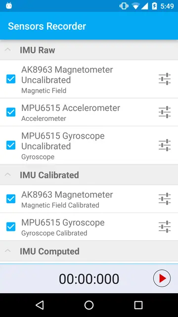 Screenshot 1 of Senslogs