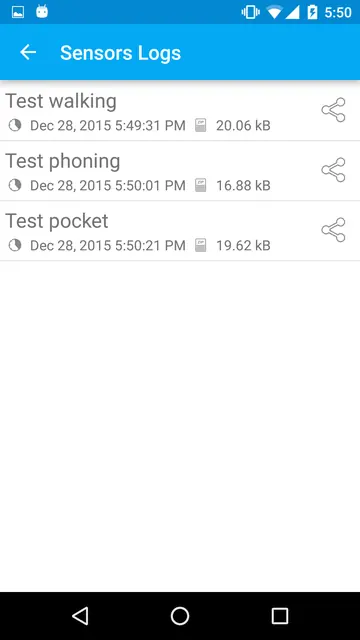 Screenshot 3 of Senslogs
