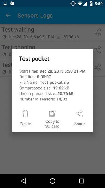 Screenshot 4 of Senslogs
