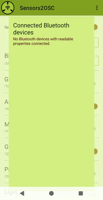 Screenshot 3 von Sensors2OSC
