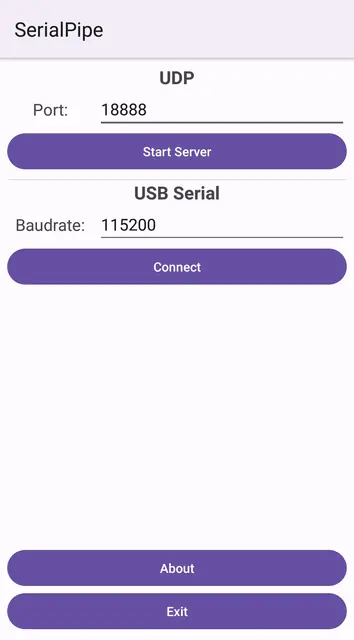 Screenshot 1 of SerialPipe