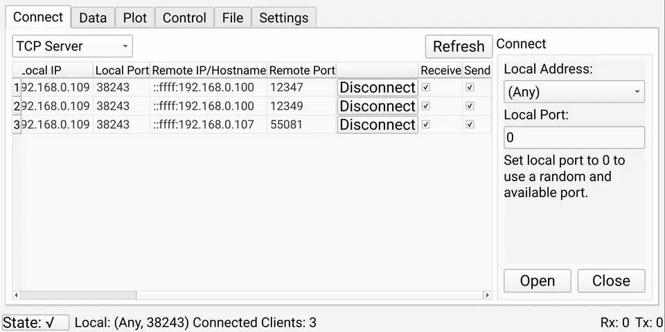 Screenshot 3 of SerialTest