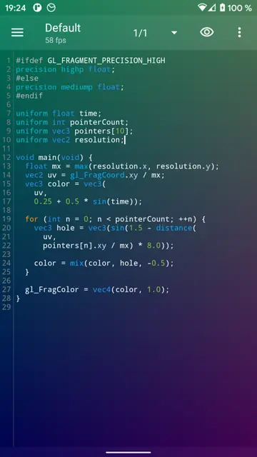 Screenshot 2 of Shader Editor