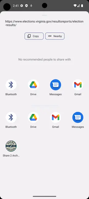Screenshot 1 of Share 2 Archive Today