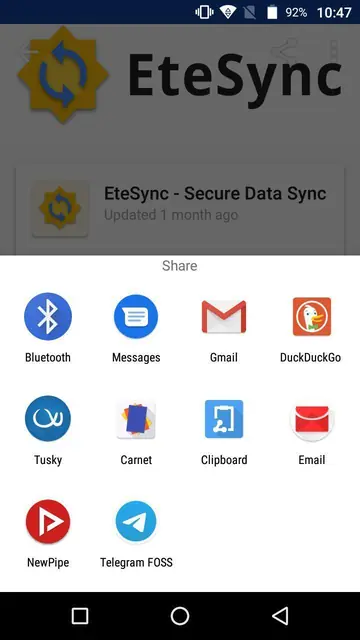 Screenshot 1 von Share to Clipboard