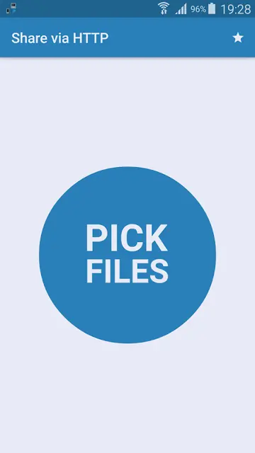 Screenshot 1 of Share via HTTP