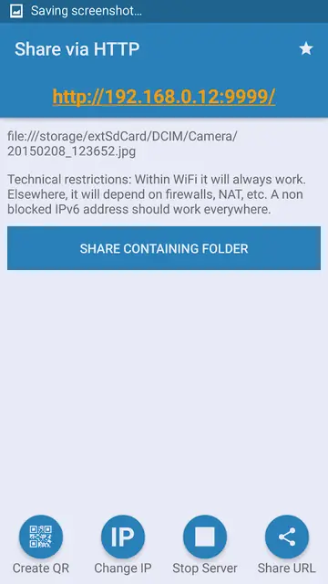 Screenshot 4 of Share via HTTP