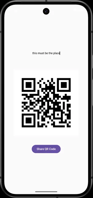 Screenshot 1 von ShareAsQR