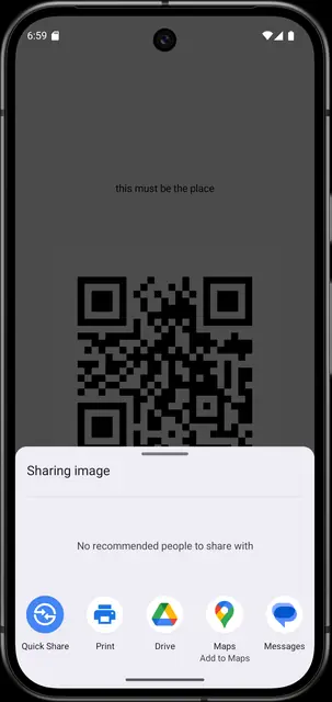 Screenshot 3 von ShareAsQR
