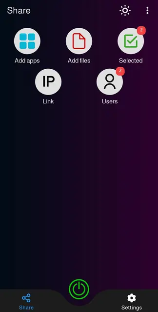 Screenshot 1 of Sharing
