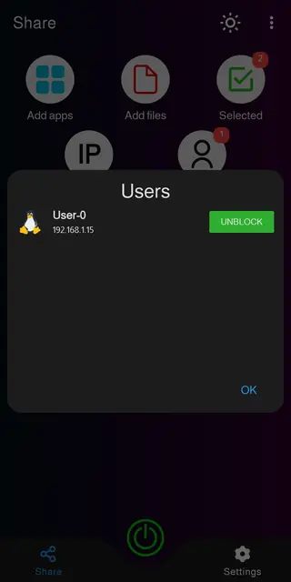 Screenshot 3 of Sharing