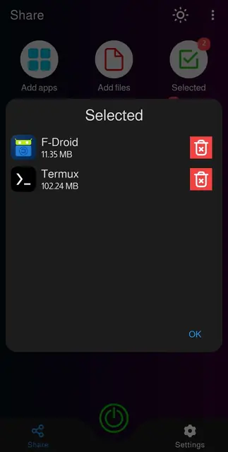 Screenshot 4 of Sharing