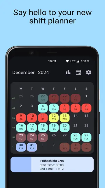 Screenshot 1 von ShiftSwift