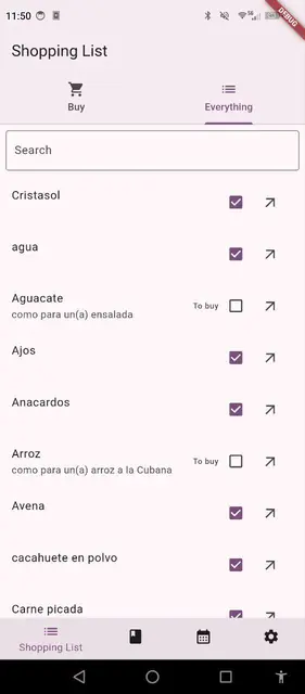 Screenshot 4 von Shopping List