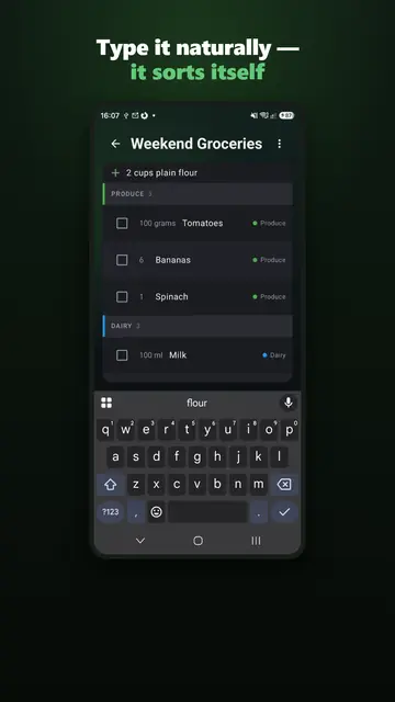 Screenshot 3 of Shopping List for Nextcloud