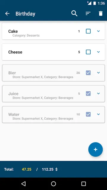 Screenshot 3 of Shopping List (Privacy Friendly)