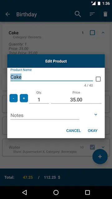 Screenshot 4 of Shopping List (Privacy Friendly)
