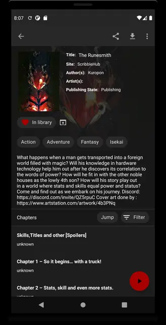 Screenshot 2 of Shosetsu