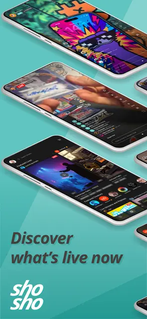 Screenshot 1 von Shosho – Live Streaming Marketplace
