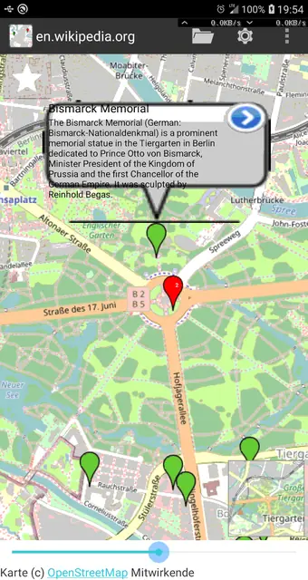 Screenshot 1 von Show Articles in Map