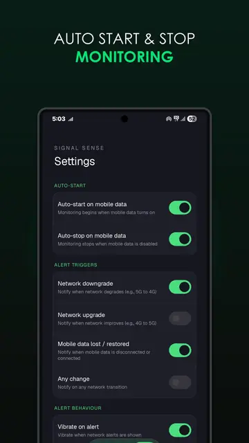 Screenshot 3 von SignalSense – Network Switch Alerts