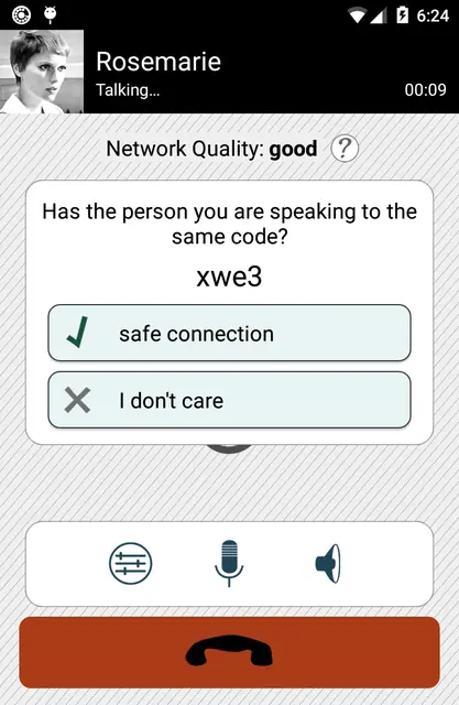 Screenshot 1 von Simlar - secure calls