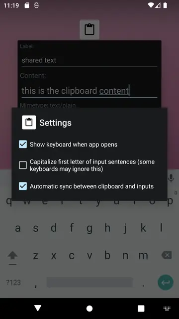 Screenshot 3 of Simple Clipboard Editor