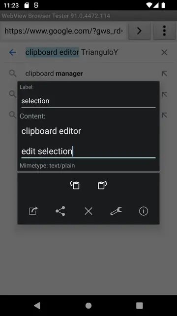 Screenshot 4 of Simple Clipboard Editor