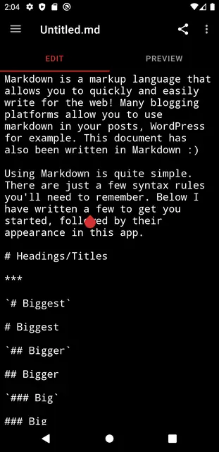 Screenshot 3 von Simple Markdown